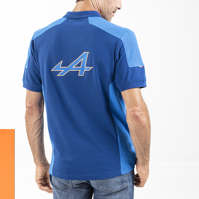 Alpine Racing ポロシャツ ブルー